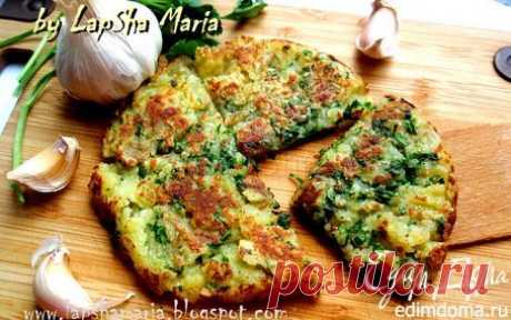 Чесночный картофель с зеленью петрушки | Кулинарные рецепты от «Едим дома!»