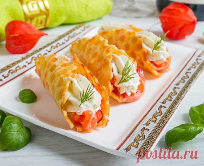 Отличная закуска с красной рыбой для Новогоднего стола | Готовить может каждый | Яндекс Дзен