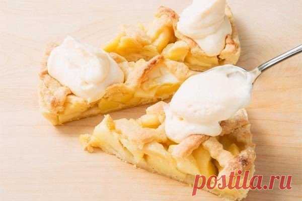 Яблочный пирог по немецкому рецепту.