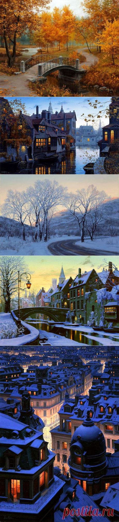 Романтические пейзажи Евгения Лушпина