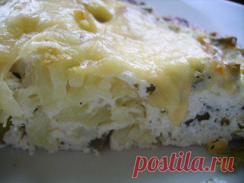 Необычная творожная запеканка с овощами и сыром | Кухарим