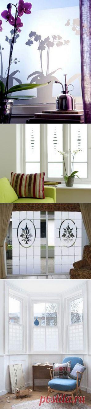 Декорирование окон пленкой — Роскошь и уют