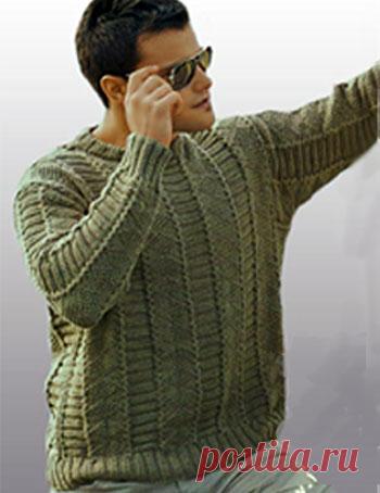 Мужской пуловер