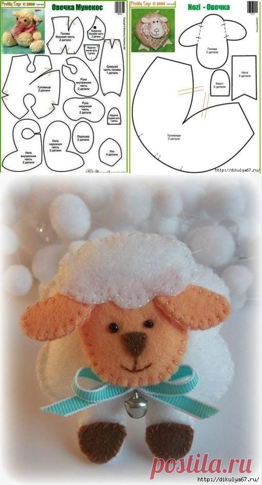 Выкройки овечек