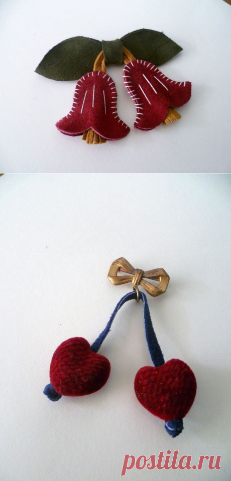 Ruby Red Bells Brooch | Flickr - Photo Sharing!
