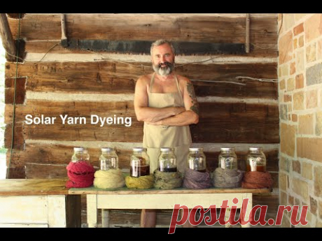 Solar yarn dyeing