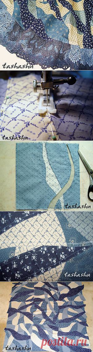 Апгрейд старых джинсов, или, возможно, это бохо. (часть первая: "кривое" лоскутное полотно). - Ярмарка Мастеров - ручная работа, handmade