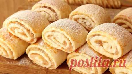 Этот РЕЦЕПТ ПЕЧЕНЬЯ На КЕФИРЕ РАЗДАЛА ВСЕМ СВОИМ ПОДРУГАМ! ТАК ПРОСТО и ВКУСНО с ЯБЛОЧНОЙ НАЧИНКОЙ
