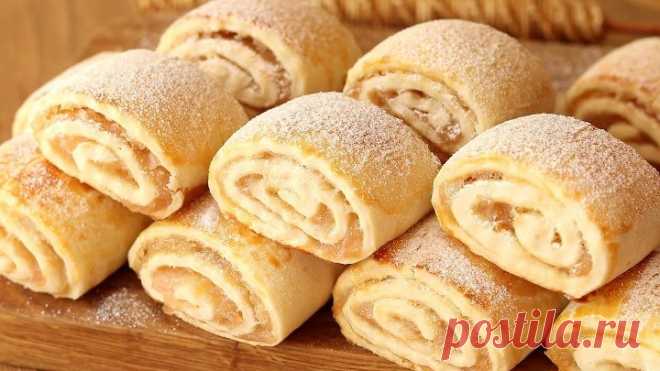 Этот РЕЦЕПТ ПЕЧЕНЬЯ На КЕФИРЕ РАЗДАЛА ВСЕМ СВОИМ ПОДРУГАМ! ТАК ПРОСТО и ВКУСНО с ЯБЛОЧНОЙ НАЧИНКОЙ