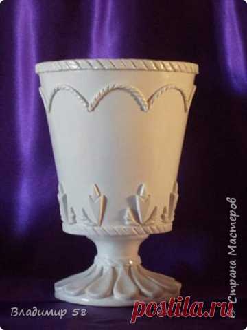 Ваза из картона: почти как настоящая