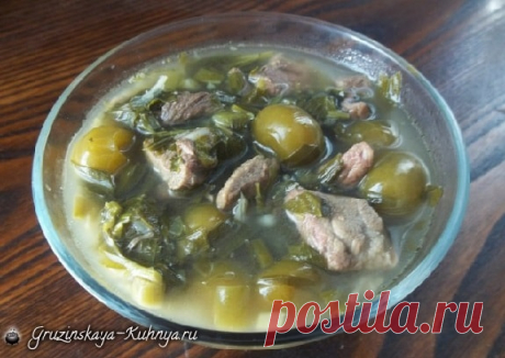 Чакапули из говядины по-грузински. Рецепт