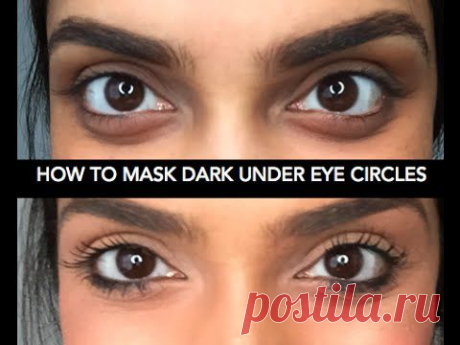 How to Mask Dark Under Eye Circles - YouTube