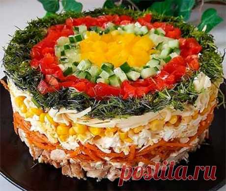 Рецепт салата с куриным филе