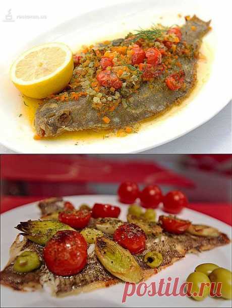 Камбала и овощи: запекаем в духовке / Простые рецепты