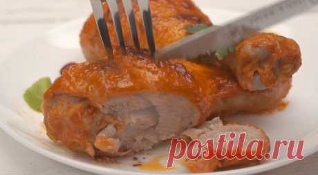 Нереально вкусные куриные ножки в духовке: быстро, сочно, нежно
