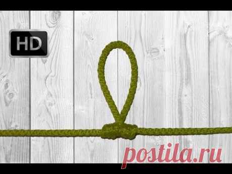 Как привязать второй (боковой) поводок к основной леске. Стационарная петля. HD