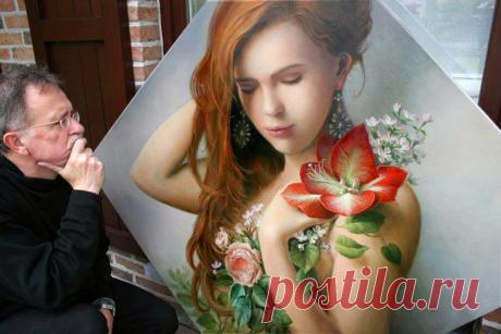 Цветочная живопись художника Pieter Wagemans