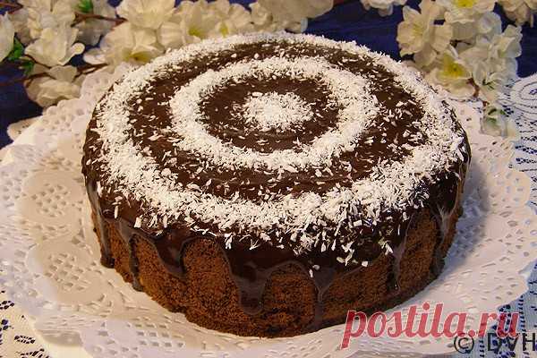 Шоколадный пирог с творожными шариками - Кухни всего мира - медиаплатформа МирТесен