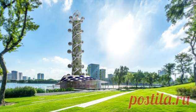 В Нидерландах появится новый небоскреб-аттракцион (10 фото) . Тут забавно !!!