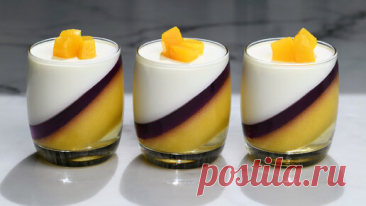 Персиковый десерт в стаканчиках. Очень просто и очень вкусно! | Фруктовое настроение | Дзен