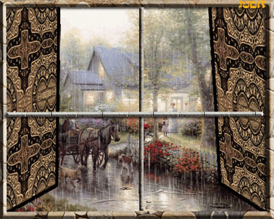 Дождь за окном -