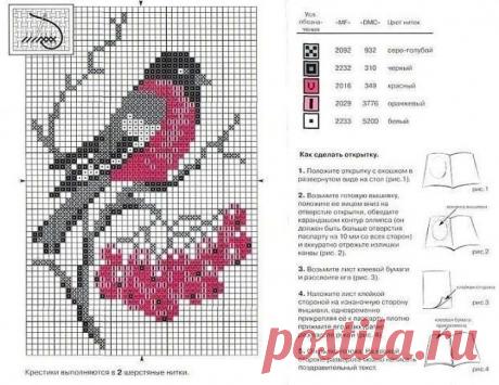 Различные схемы снегирей спицами — DIYIdeas