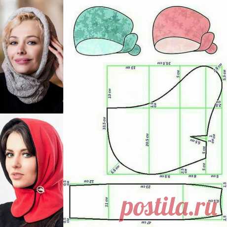 Выкройка шапочки-капора — DIYIdeas