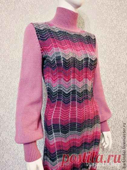 Платье" По волнам Миссисипи" - платье,авторское платье,вязаное платье