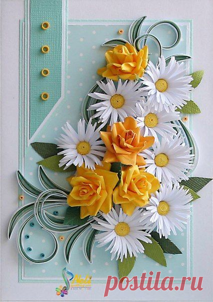 Открытки в технике квиллинг — DIYIdeas