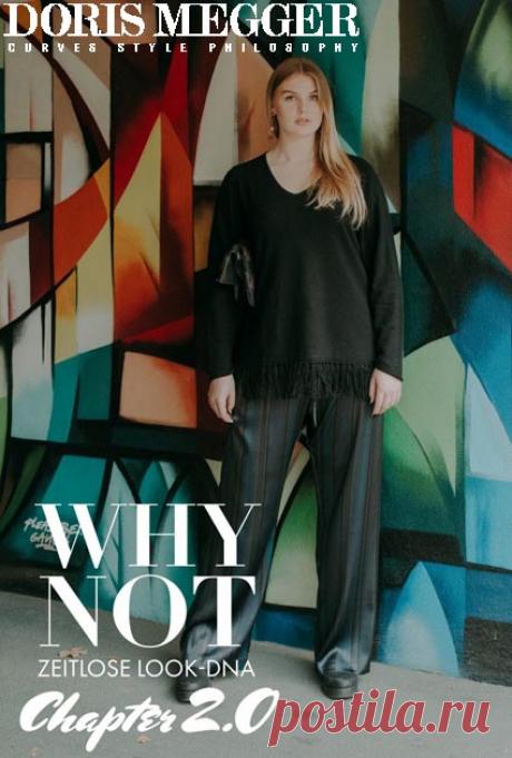 Лукбуки одежды для полных девушек и женщин немецкого бренда Doris Megger зима 2018-19