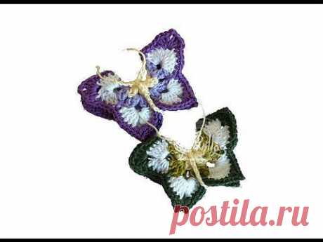 Вяжем бабочку: Дневник группы &quot;Вязание крючком для начинающих&quot; - Страна Мам