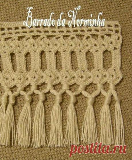Вязание отделка и ленточные кружева