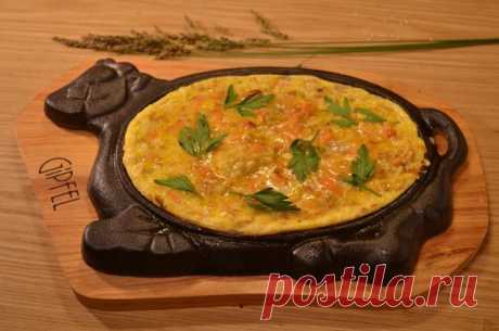 Морковный омлет