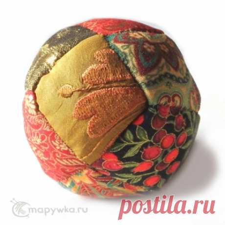 Хотьковский мячик - купить | Пэчворк, лоскутное шитье | HANDMADE интернет-магазин