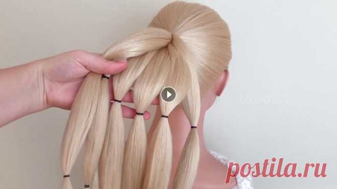Быстрые #Прически на длинные волосы Messy bun trick. easy hairstyles #Прические Легкие на длинные волосы. Как сделать пучок? Messy bun trick. easy hairstyles... причёски на короткие волосы