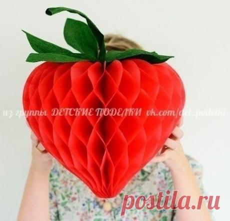 Объемные фрукты-шарики — Поделки с детьми