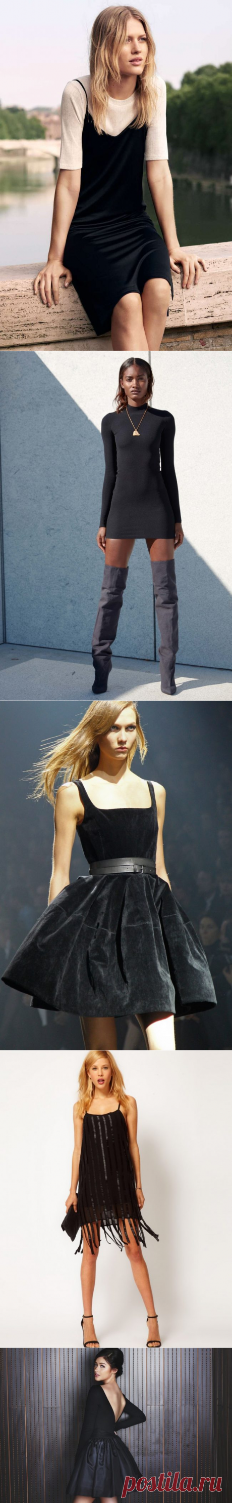 Маленькое черное платье — Модные варианты и новинки 2017