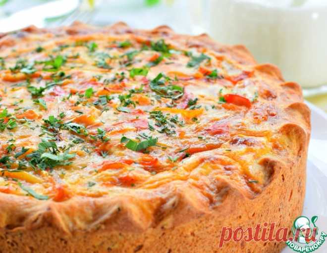 Открытый овощной пирог – кулинарный рецепт