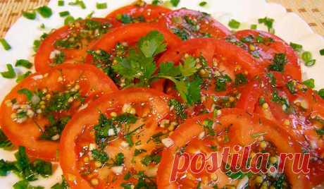 Маринованные помидоры за 30 минут Невероятно вкусная закуска на праздничный стол.