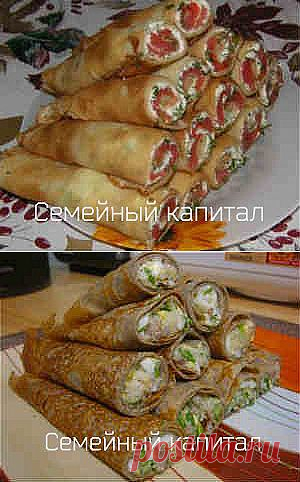 Блинчики с рыбной начинкой. Рецепты начинки блинчиков из рыбы | СЕМЕЙНЫЙ КАПИТАЛ