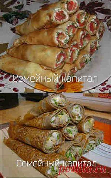 Блинчики с рыбной начинкой. Рецепты начинки блинчиков из рыбы | СЕМЕЙНЫЙ КАПИТАЛ