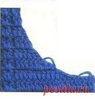 Убавление петель крючком