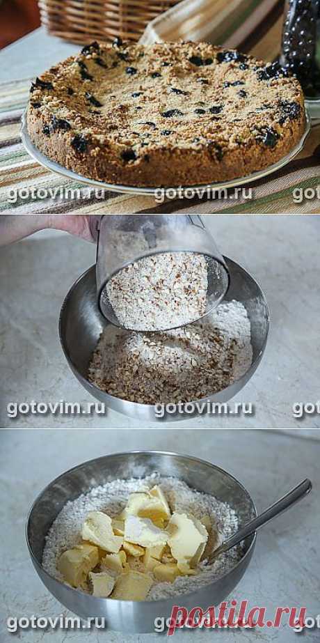 Пирог с черной смородиной. Фото-рецепт / Готовим.РУ