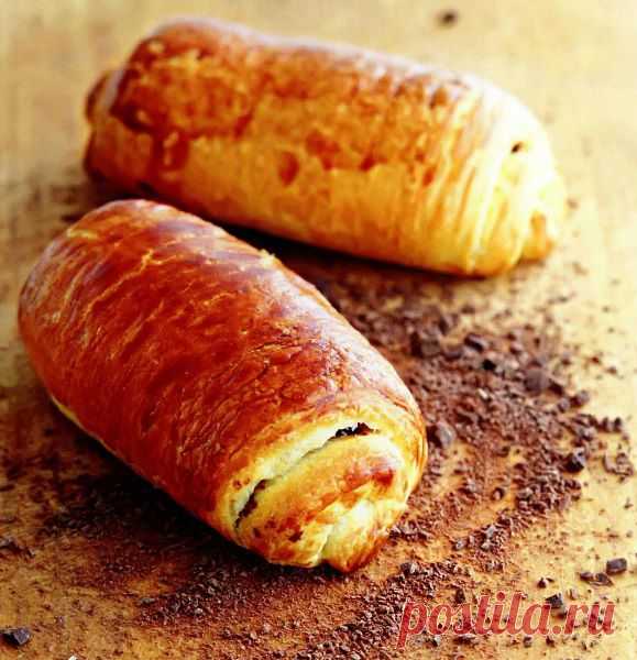 Булочки с шоколадом..