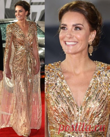 Royal Addicted on Instagram: “#New The Prince of Wales, The Duchess of Cornwall and The Duke and Duchess of Cambridge attended the world premiere of the new Bond film…”