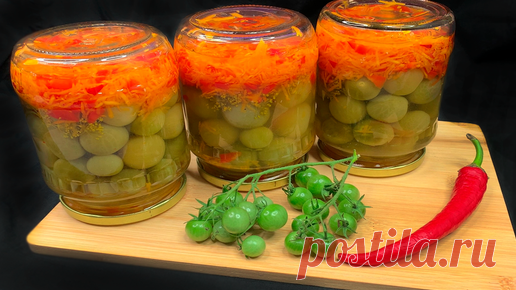 Два шефа на кухне | Зеленые черри съедаются быстрее чем красные: вкуснейшая закуска, настоящий зимний деликатес (хранятся без холодильника)