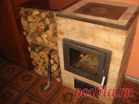 Оригинальная печь для дома 

