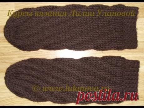 Спиральные носки крючком - 2 часть -  Crochet socks without heels