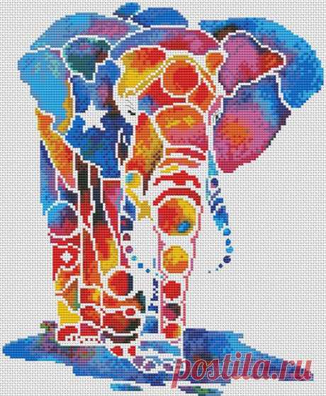 Gallery.ru / слон - Радужное - Norsvet