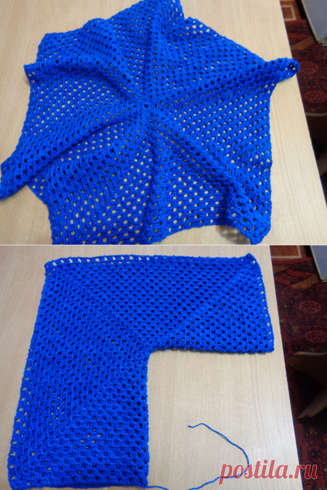 Туника  из шестиугольников из категории Мои работы &ndash; Вязаные идеи, идеи для вязания